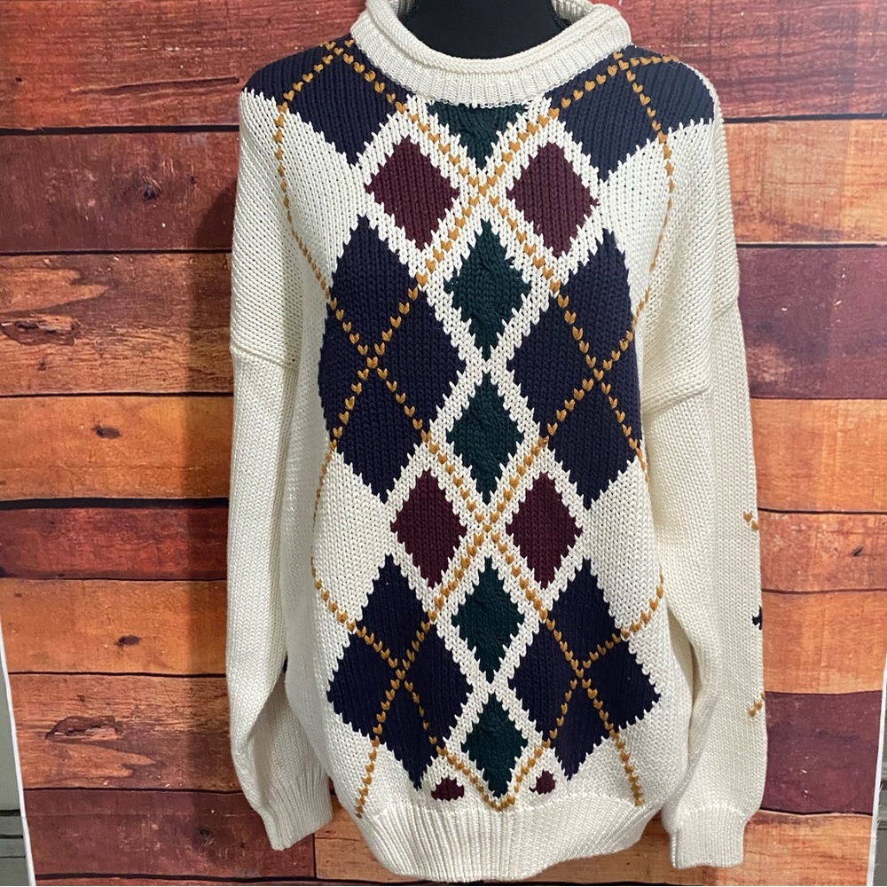 New River for J Riggings Vintage Mock Neck Sweater